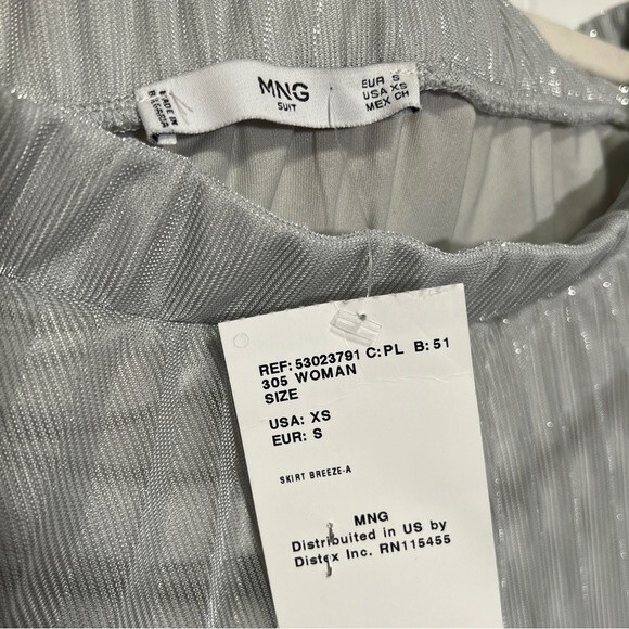 MANGO Gray Pleated Breeze Maxi Skirt - Picture 7 of 8